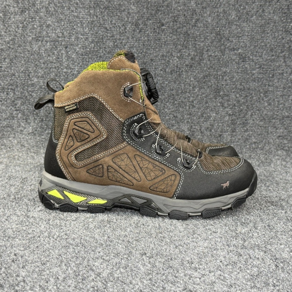Irish Setter Ravine Hunting Boots Mens 9.5 Brown Suede GTX Waterproof BOA Lacing